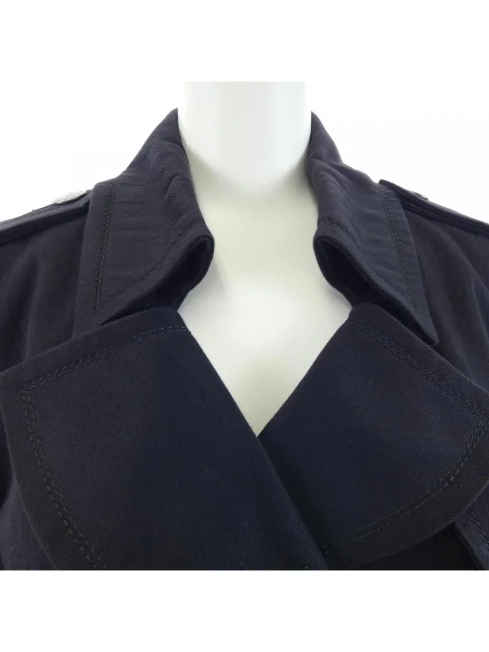 Chanel Trench Coat Black